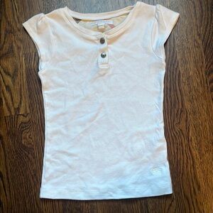 Burberry girls T-shirt with Button Detail